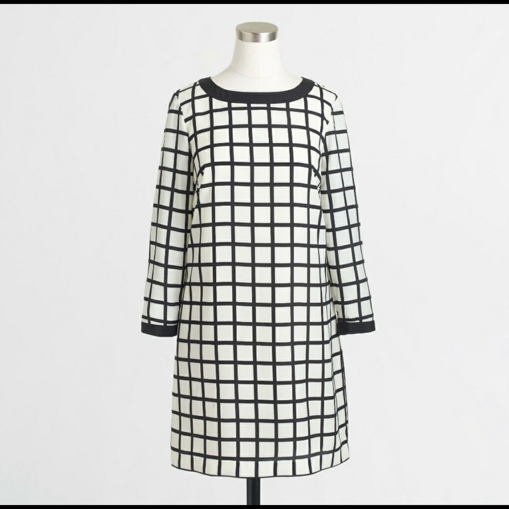 J. Crew Window Pane Dress